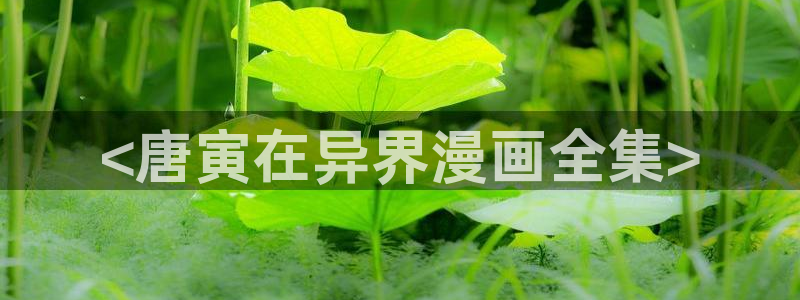 虫虫漫画下拉式免费阅读在线：<唐寅在异界漫画全集>